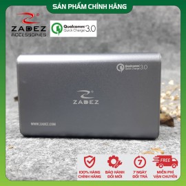 Pin sạc dự phòng Li-Polymer 10000mAh ZADEZ CPM-16 QC 3.0 Bạc