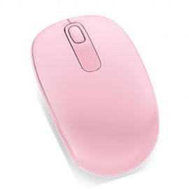 Chuột không dây quang Microsoft 1850 Hồng nhạt