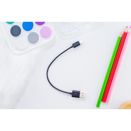 Cap iphone- Cáp Lightning 0.2m ivalue TPE Đen