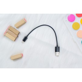 Cáp sạc Iphone Lightning 0.2m ivalue Fishtail Xanh dương đậm