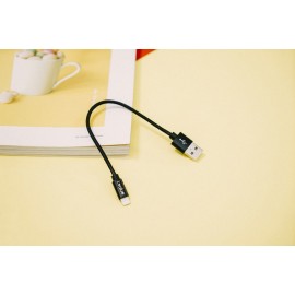 Cáp sạc Iphone Lightning 0.2m ivalue Fishing Đen