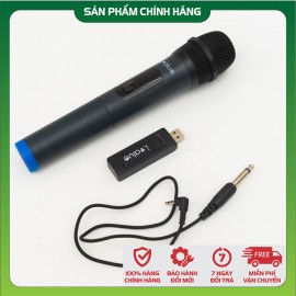 Mic karaoke không dây có đèn Led i.value W-18