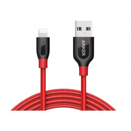 Cáp Lightning 1.8m Anker PowerLine+ Đỏ